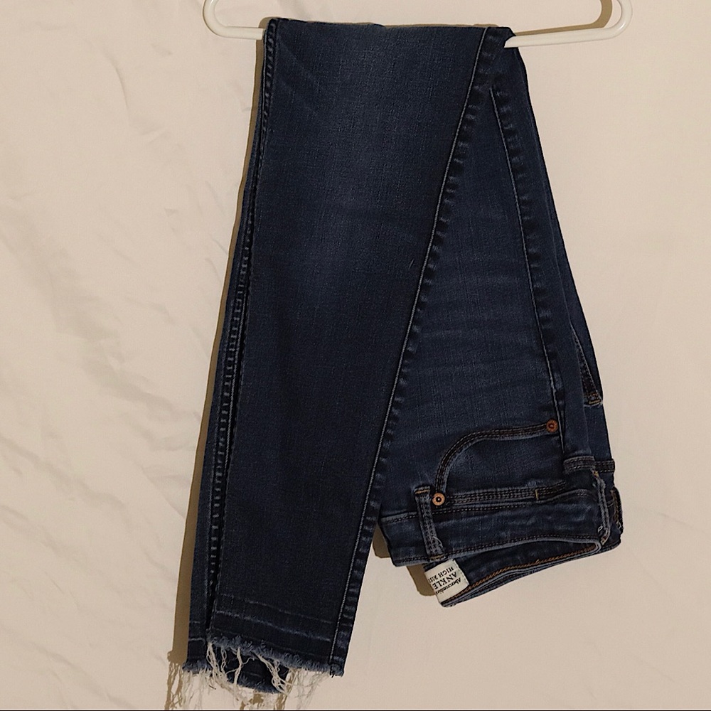 A&F High Rise Ankle Skinny Jean